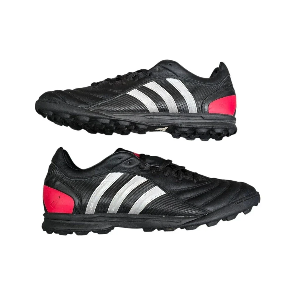 Adidas Predator Pulse Vintage Soccer Shoes Mens Size 10.5 TRX Turf Red Black